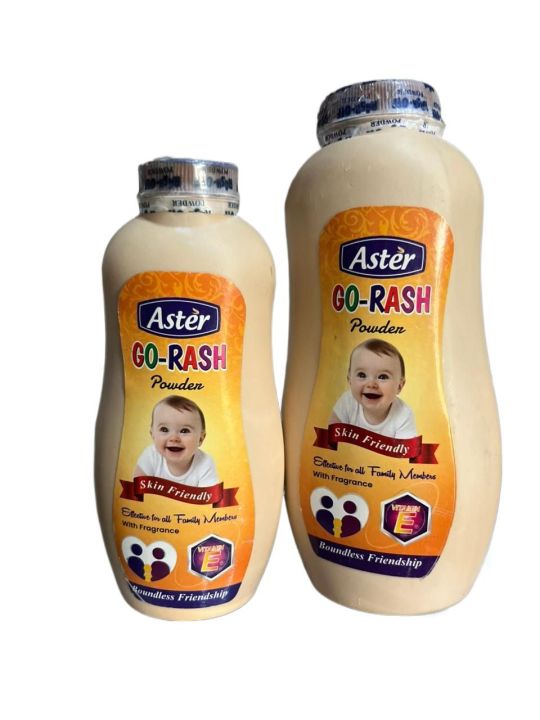 Origin Go Rash Powder Aster Go-Rash Powder - Skin Friendly Baby Rash Powder with Fragrance ...
