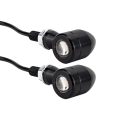LED Indicators LI16 – Mini Metal Turn Signals – Bullet Flasher – Motorcycle Amber Light. 