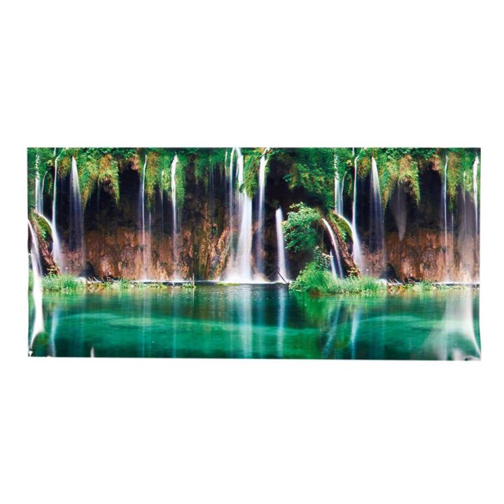 4X Blue Fresh Sea Background Aquarium Ocean Landscape Poster Fish Tank Background