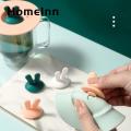 HomeInn Mug Lids Food Grade Rabbit Ear Silicone Coffee Cup Mug Covers. 