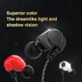 QKZ SK5 Dual Drive Wired Earphone HiFi Stereo Headphones with Microphone Sport Earbuds Music Headset Gamer Bass fone de ouvido. 