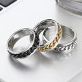 Eldorado Stainless Steel Chain Spinner Ring for Men Chain Spinner Chala for Boys. 