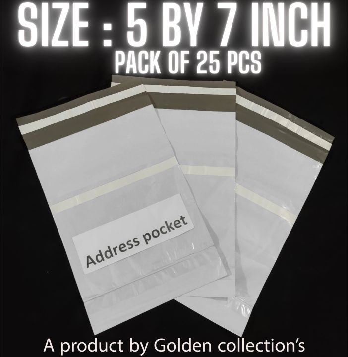 Courier Flyer Bags With Pocket - All Size - 25 and 50 Pieces - Packaging Flyers Bag Mini Small Medium Large