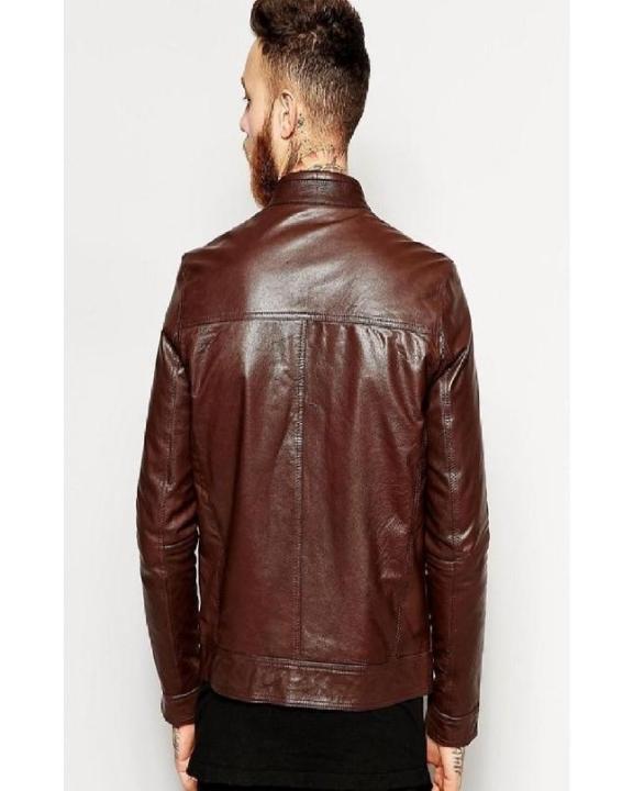Dark%20Brown%20Stylish%20Casual%20Leather%20Jacket%20-%20Image%203