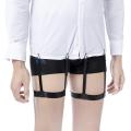 Men Shirt Stays Belt Elastic Nylon Men's Adjustable Suspenders Holders Shirt Slim Fit Shirt Holders. 