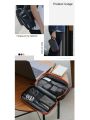 Portable Electronic Accessories Travel case,Cable Organizer Bag Gadget Carry Bag for iPad,Cables,Power,USB Flash Drive, Charger. 