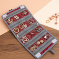 CUSTOMIZEJewellery Organizer Box for Girls | Ear Rings & Necklace_Bracelets Holder | Small Jewelry Box Vanity Hanger Stand Velvet. 