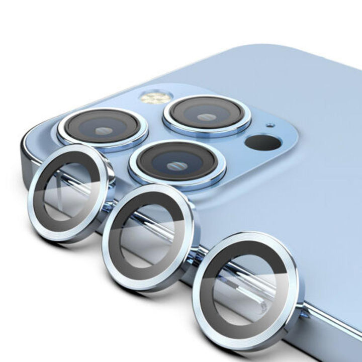 Camera Lens Protector Compatible with iPhone 13 Pro / 13 Pro Max, Premium Tempered Glass Circle Film