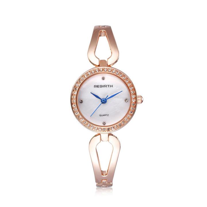 REBIRTH Fashion Casual Quartz Watch Life Water-resistant Watch Women Wristwatches Female