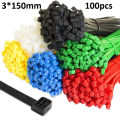 Plastic Nylon Cables Zip Ties Multi-Purpose Self Locking Cord Cable Ties Strap Fastening Loop Reusable Wire Wrap for Home Office. 