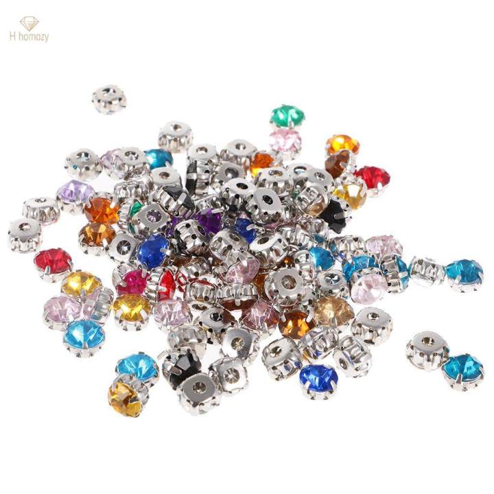 200 PCS Sew on Diamante Rhinestone Crystal Embellishment for Clothes/Shoes