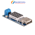 DC 4.5-40V To 5V 2A USB Charger DC-DC Step-down Buck Converter Voltmeter Module. 