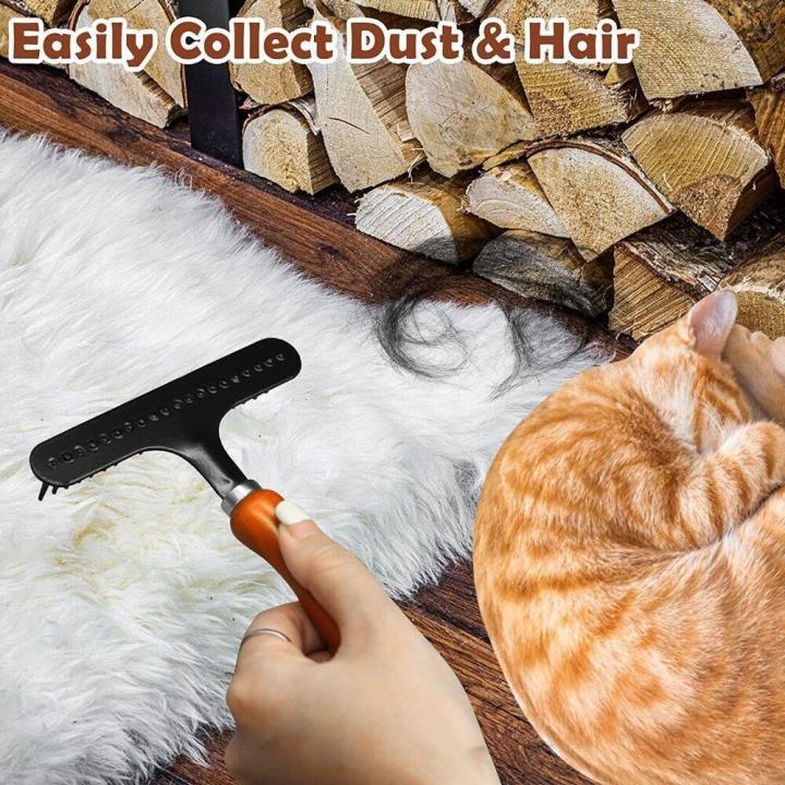 Versatile Carpet rake brush Professional Ergonomic Multi-function Pet hair combs Durable Efficient Carpet groomer rake for Home Accessories Pet Accessories Home cleaning Pet grooming Carpet maintenance  removal tool