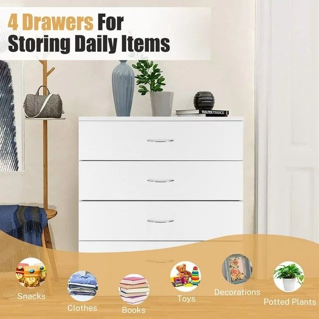Chest%20of%204%20Drawers%20Modern%20White,%20Chest%20of%20Drawers%20for%20Bedroom,%20Storage%20Cabinet%20Dresser%20Organizer%20Unit%20with%20Handle%20for%20Living%20Room%20-%20Image%206