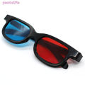 [Y] Square Frame 3D Glasses Universal Children 3D Glasses Red Blue 3D Glasses Y. 