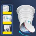 Silicone Sealing Drain, Pipe Hose Seal, Shower Drain Sewer Pipe Drain Sealing Plug for Bathtub. 