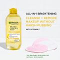 Garnier Skin Active Vitamin C Micellar Makeup Cleansing Water 125 Ml - Cleanses, Removes Makeup, And Brightens Skin. 