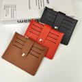 Certificate Cover With Zipper Card And ID Holder With Buckle Closure Card Holder With Zipper And Buckle Driver's License Wallet Zippered Card Case. 