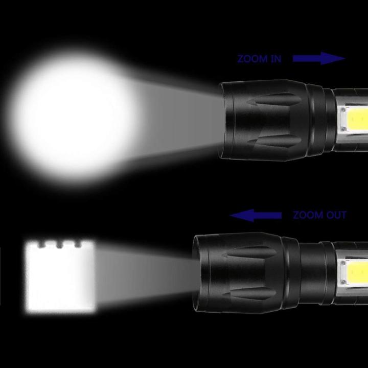 High%20Quality%20LED%20Aluminum%20Mini%20Small%20Torch%20USB%20Rechargeable%20Cob%20Led%20Flashlights%20with%20Zoom%20adjustable%203%20modes,%20indoor%20and%20outdoor,%20With%20COB%20Light%20with%20hanging%20rope%20-%20Image%204
