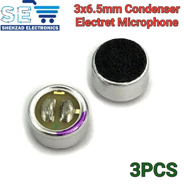 3PCS MIC Capsule Electret Condenser Microphone