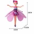 Childrens Intelligent Levitation Gesture Sensing Glowing Flying Fairy Little Magic Flying Fairy Princess Frozen Barbie Doll With Led Lighting Infrared Induction Control Rc Helicopter Flying Robot Toys For Girls And Boys Cute Birthday Gift. 