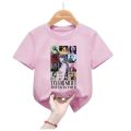 New Fashion Famous Singer Taylor ERAS Tour Swift Print Kids T Shirt Girls Summer Boys Clothes Children Short Sleeve T-shirts. 
