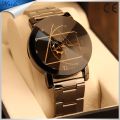 Stainless Steel Quartz Wirstwatch For Women With Box. 