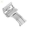 Stainless steel push-folding clasp folding clasp watch strap clasp 18mm. 