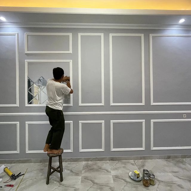 wall decor moulding / French mouldings / Wall picture frame molding / pvc gola molding / top quality molding