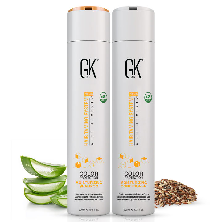 GK Hair Global Keratin Moisturizing Shampoo and Conditioner (300ml/10.1oz)