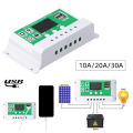 10A 12V/24V Solar Charge Controller PWM Battery Charger PV Regulator for Lead Acid Battery Li-Ion Lithium Batteries. 