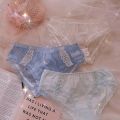 3 sets of Japanese girls' panties sweet and nice little wings lace mesh ribbon frilly girl shorts pure love. 