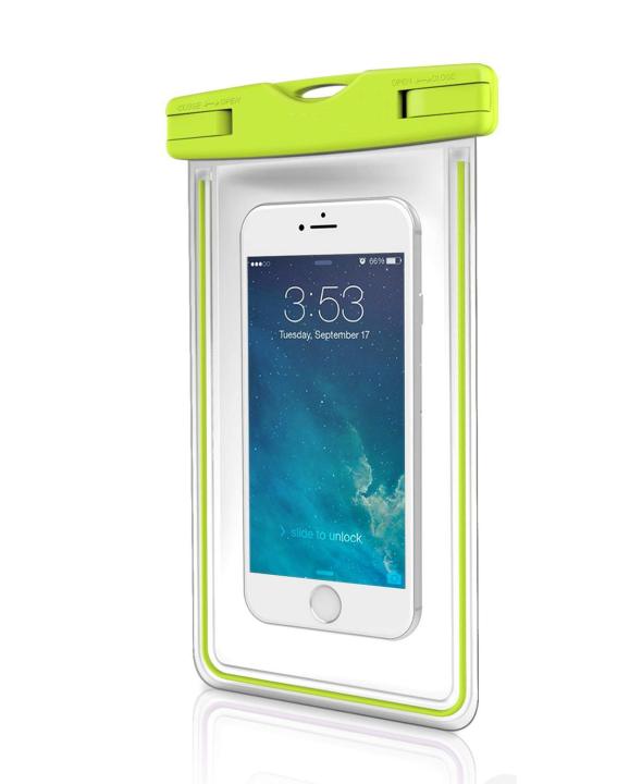 Waterproof%20Bag%20Case%20Cover%20Apple%20iPhone%206S%20Plus%20-%20Universal%20Size%20-%20Clear%20Green%20-%20Image%202