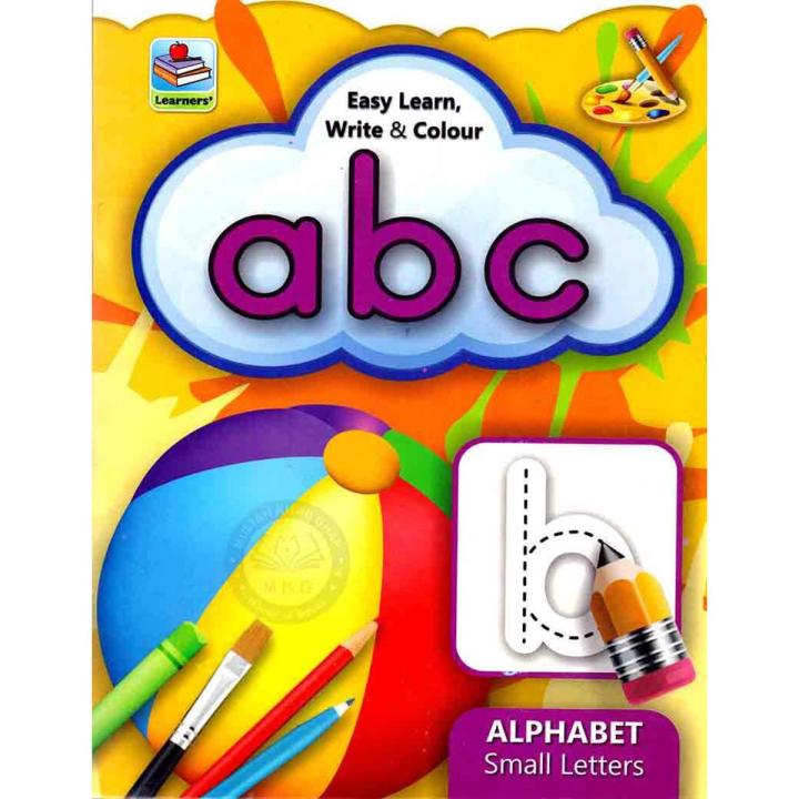 Easy Learn Write & Colour abc Book Alphabet Small Letter