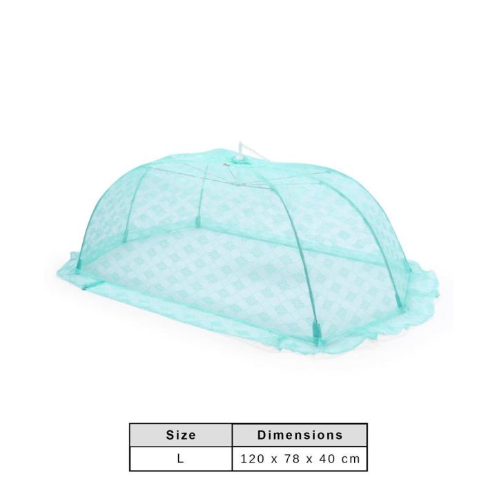 Polyester Kids Mosquito Net for Baby Umbrella Style Full Cover up for 0 to 18 Months Baby, Foldable and Portable Mosquito Net for Toddler and Babies - Made In China