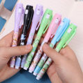 Mysteriously Disappearing Cute Invisible Marker Gel Pen Led UV Lamp Invisible Ballpoint Pen Double Head With Small Light 1Set. 