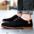 2019 new four seasons men's casual shoes matte men's trend shoes. 