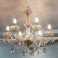 Beautiful Crystal fanoos hanging light 6 lights fanoos Crystal fanoos light hanging for drawing room ceiling light fanoos home décor Chandelier. 