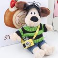 Head dog smiley strap webbing luminous sound camera pendant simulation doll mini camera backpack. 
