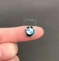 3d Aluminium 11mm Logo BMW Key Sticker Emblem Badge For BWM E39 E46 E90 E60 E36 E87 X1 X2 X3 X4 X5 X6 Key Accessories. 