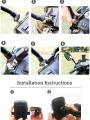 Universal Mobile Holder For Bikes Motorcycle & Cycles Best For Bikea Uber Careem Riders. 