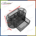 Artisan - Metal Mesh Desk Organizer - Black. 
