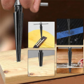Hand Reamer Tool, Tapered Reamer Set, 3-13mm(1/8In-1/2In) & 5-16mm((In-5/8In) Bridge Pin Hole Handle Tapered Reamers Easy Install. 