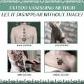 Green Algae Tattoo Removal Spray Painless Scarless Quick Removal Maximum Strength Body Tattoo Cleaning Fades Tattoos 30ML. 