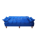 Sofa Combed  Blue 3 Seater Stylish Tafteen Design Colour Can be Customised {{ Special offer } Available. 