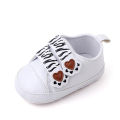 Yfashion Cartoon Footprint Baby Shoes for Boys Girls Casual Breathable Non-slip Soft Sole Toddler Shoes color. 