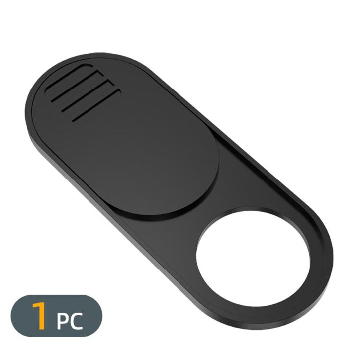 !ACCEZZ Upgrade WebCam Cover Shutter Slider Plastic Lens on the Phone Cover Mobile Phone Privacy Sticker For Laptops iPad Tablet-1PC Black