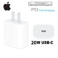 Compatible IPHONE USB-C PD Fast Charger 20W Power Adapter Charger 2 Pin (USA PIN). 
