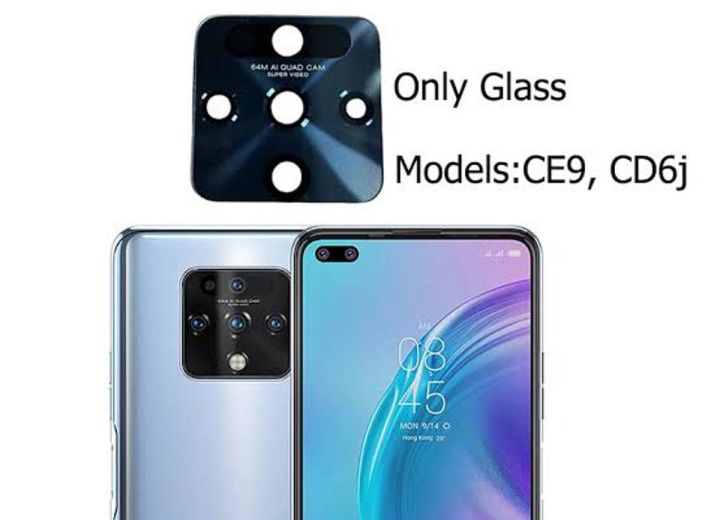 Tecno Camon 16 Premier Replacement Back Camera Glass Lens For Tecno Camon 16 Premier _ Black