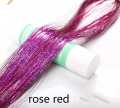 Sparkle Hair Tinsel Rainbow colored 93cm Hair Laser False Hair Extensions Decor Glitter Strings For Girls. 